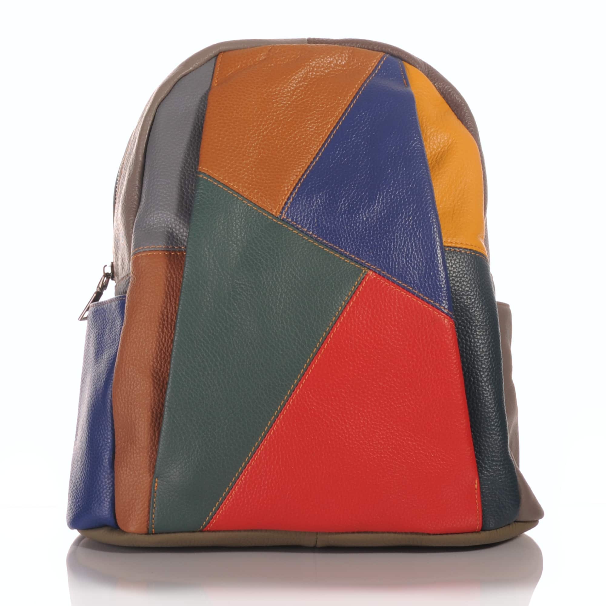 Kompakter Damen Rucksack aus Echtleder