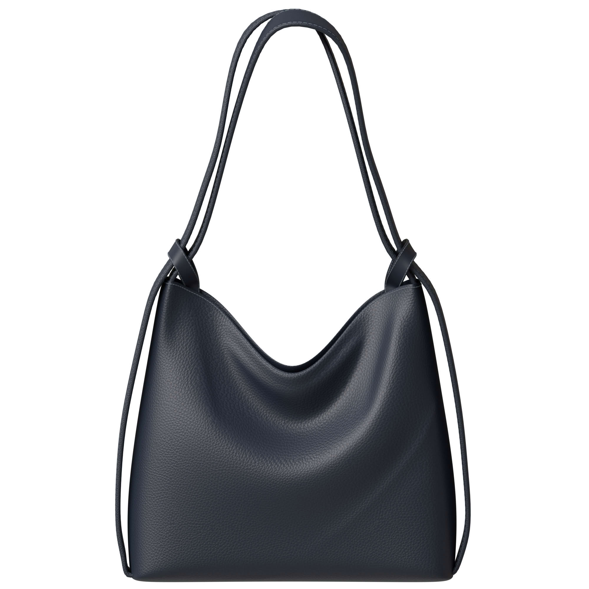 Elegante Damen Schultertasche mit Rucksackfunktion