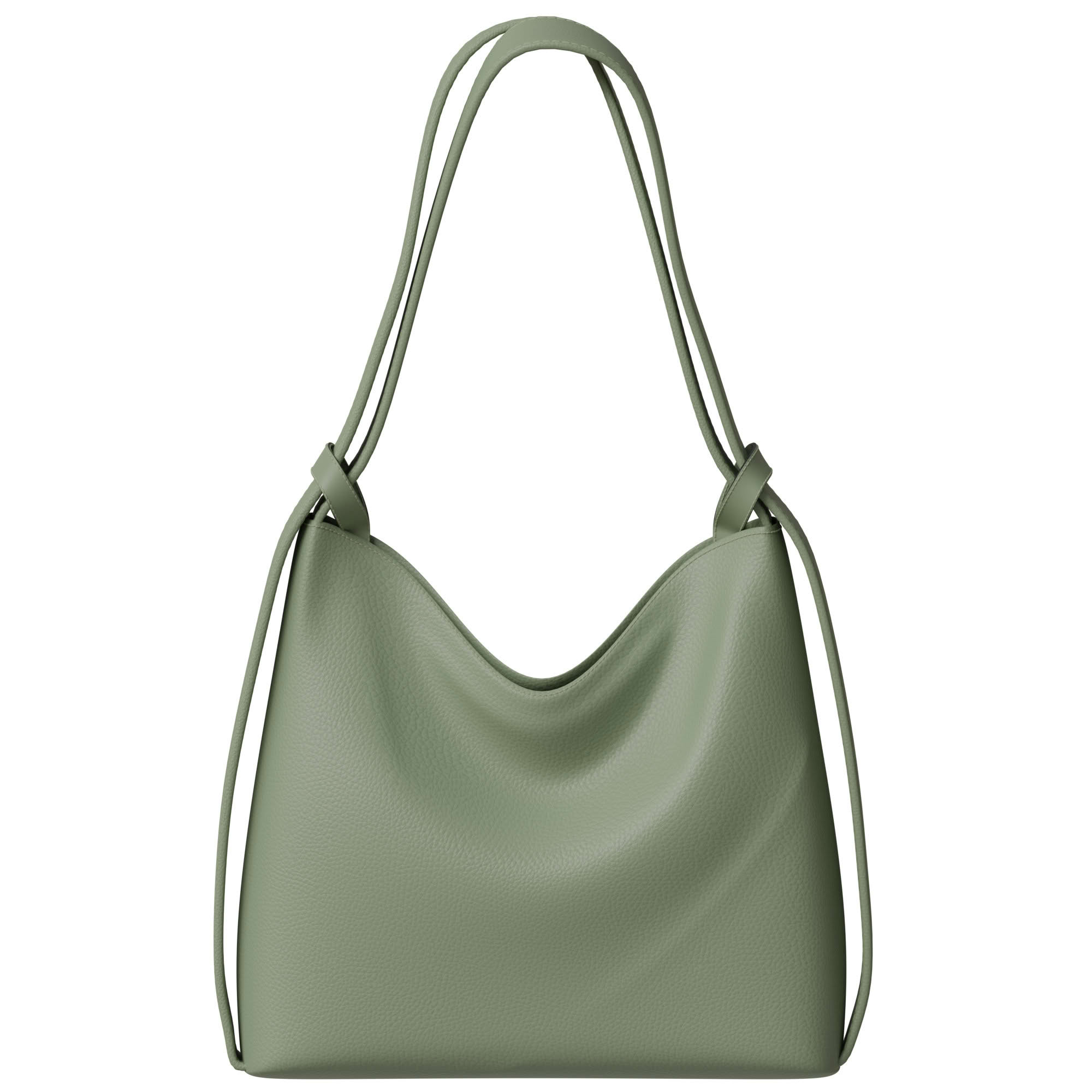 Elegante Damen Schultertasche mit Rucksackfunktion