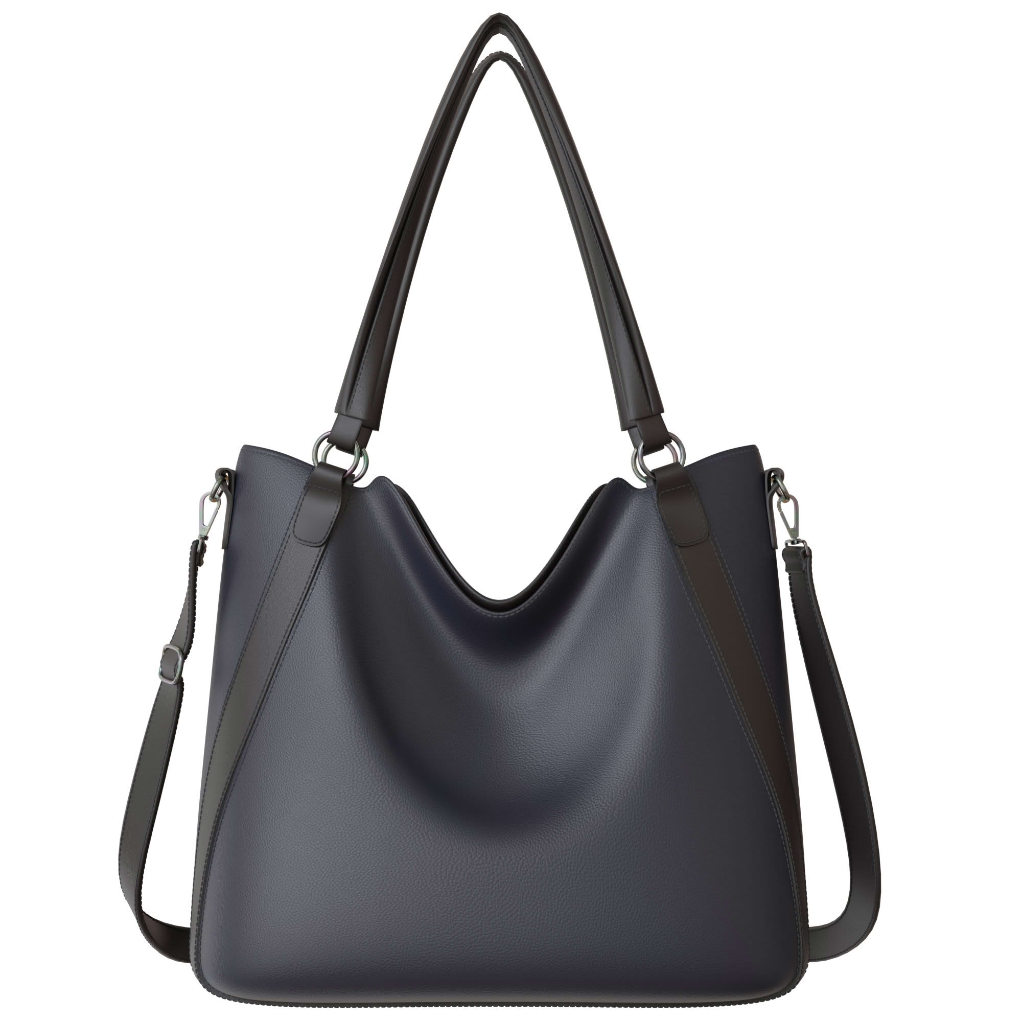 Damen Schultertasche aus veganem Leder – elegant & geräumig