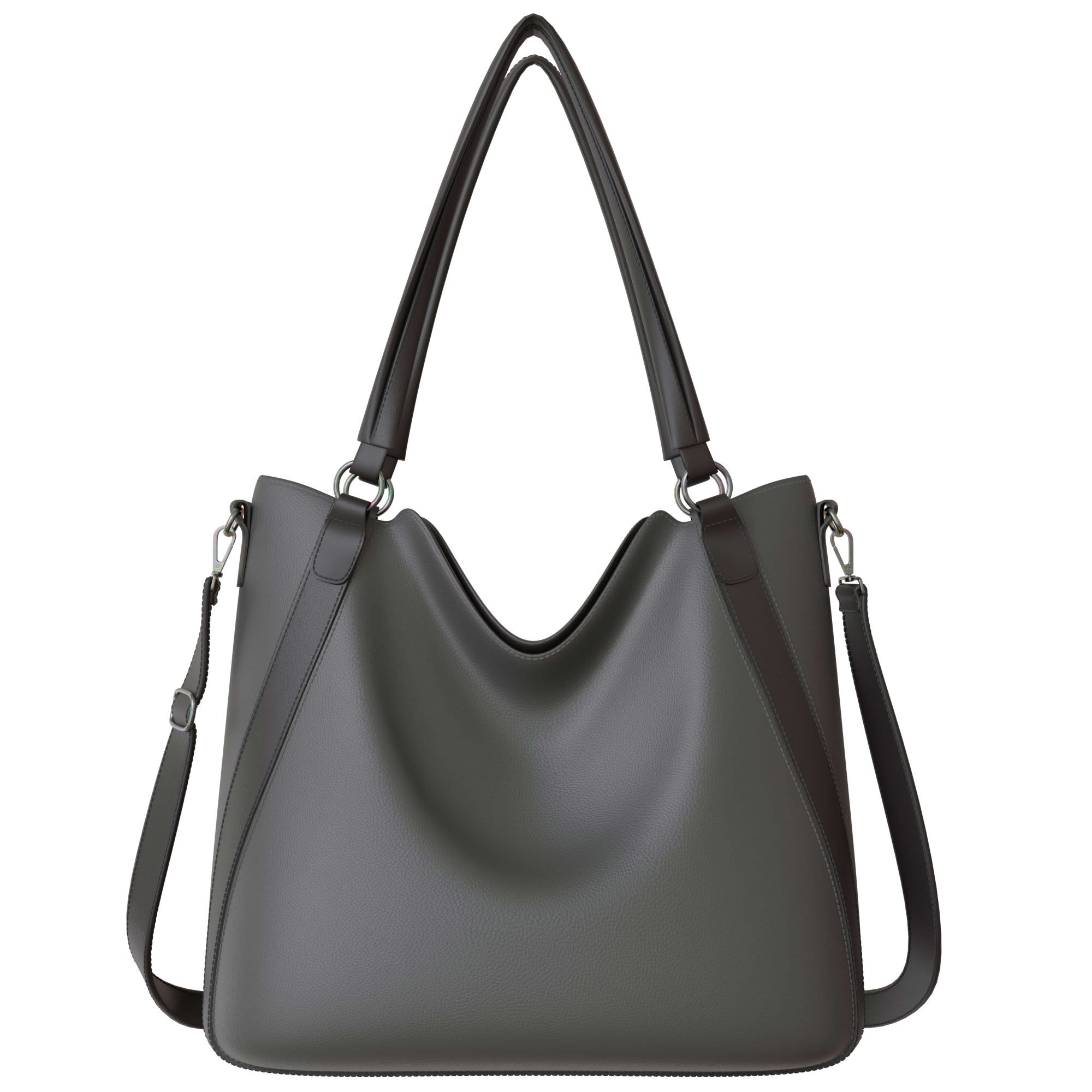 Damen Schultertasche aus veganem Leder – elegant & geräumig