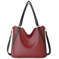 Damen Schultertasche aus veganem Leder – elegant & geräumig