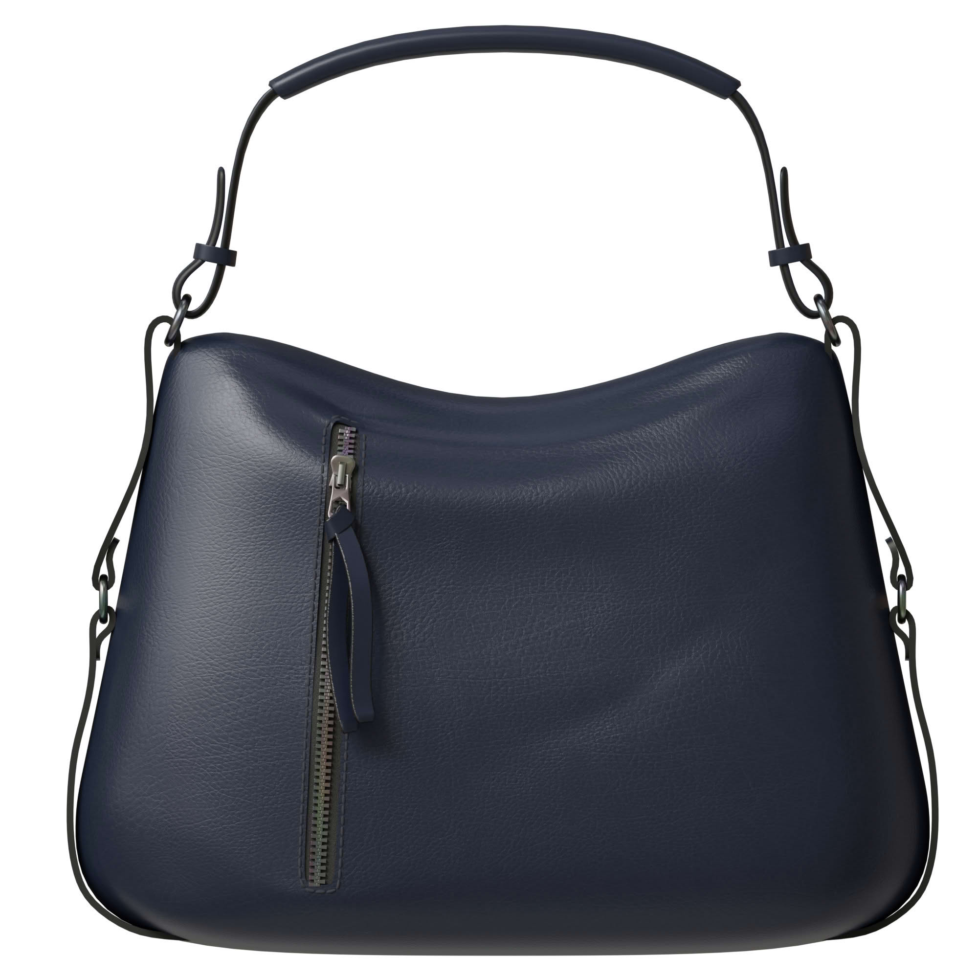 Damen Shopper Bag aus veganem Leder Rucksackfunktion