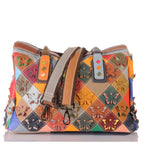 Damen Patchwork Leder Tasche – Unikat – Damen Handtaschen 4