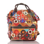 Bunter Damen Patchwork Rucksack als Unikat – Damen Rucksäcke 1