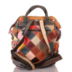 Bunter Damen Patchwork Rucksack als Unikat – Damen Rucksäcke 3