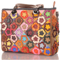 Damen Patchwork Handtasche mit Umhängegurt – Damen Handtaschen 1