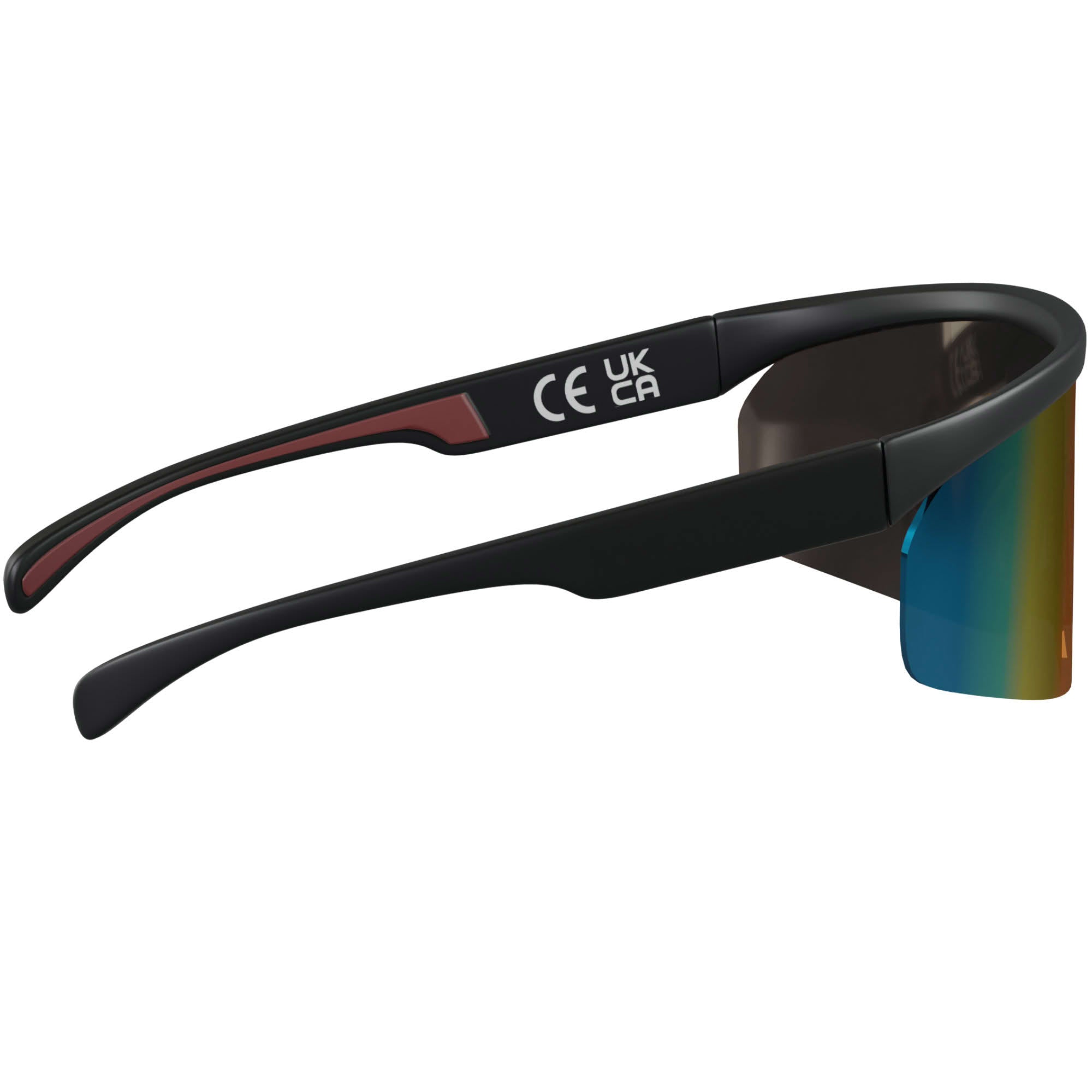 Vollrand Visier Sport Sonnenbrille Verspiegelt