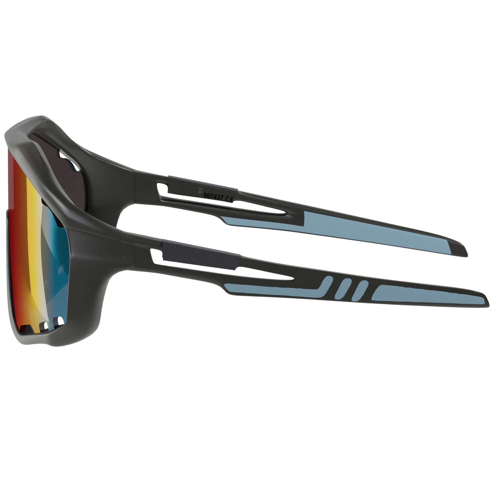 Sportliche Sonnenbrille mit UV Protect – Modernes Shield Design