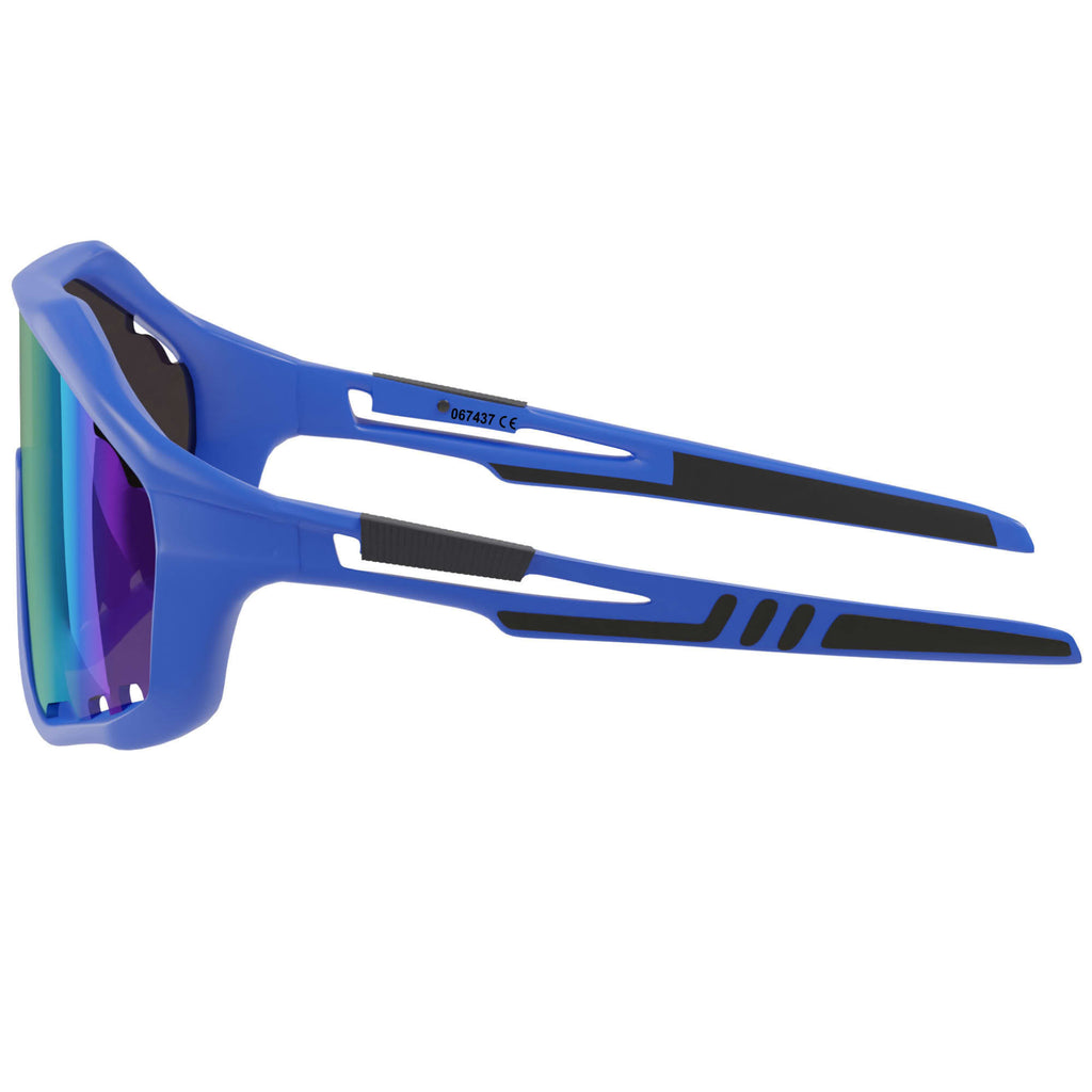 Sportliche Sonnenbrille mit UV Protect – Modernes Shield Design