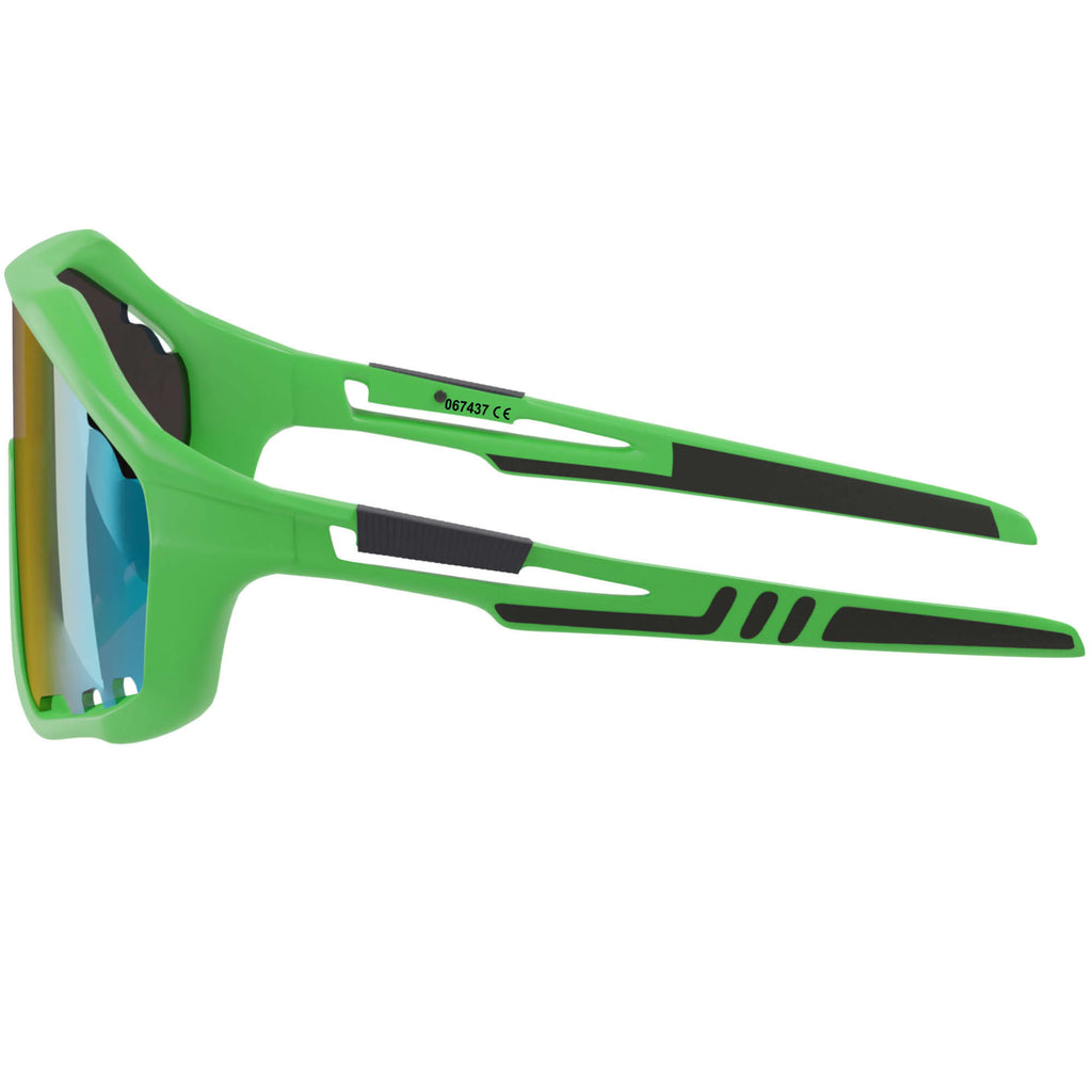 Sportliche Sonnenbrille mit UV Protect – Modernes Shield Design