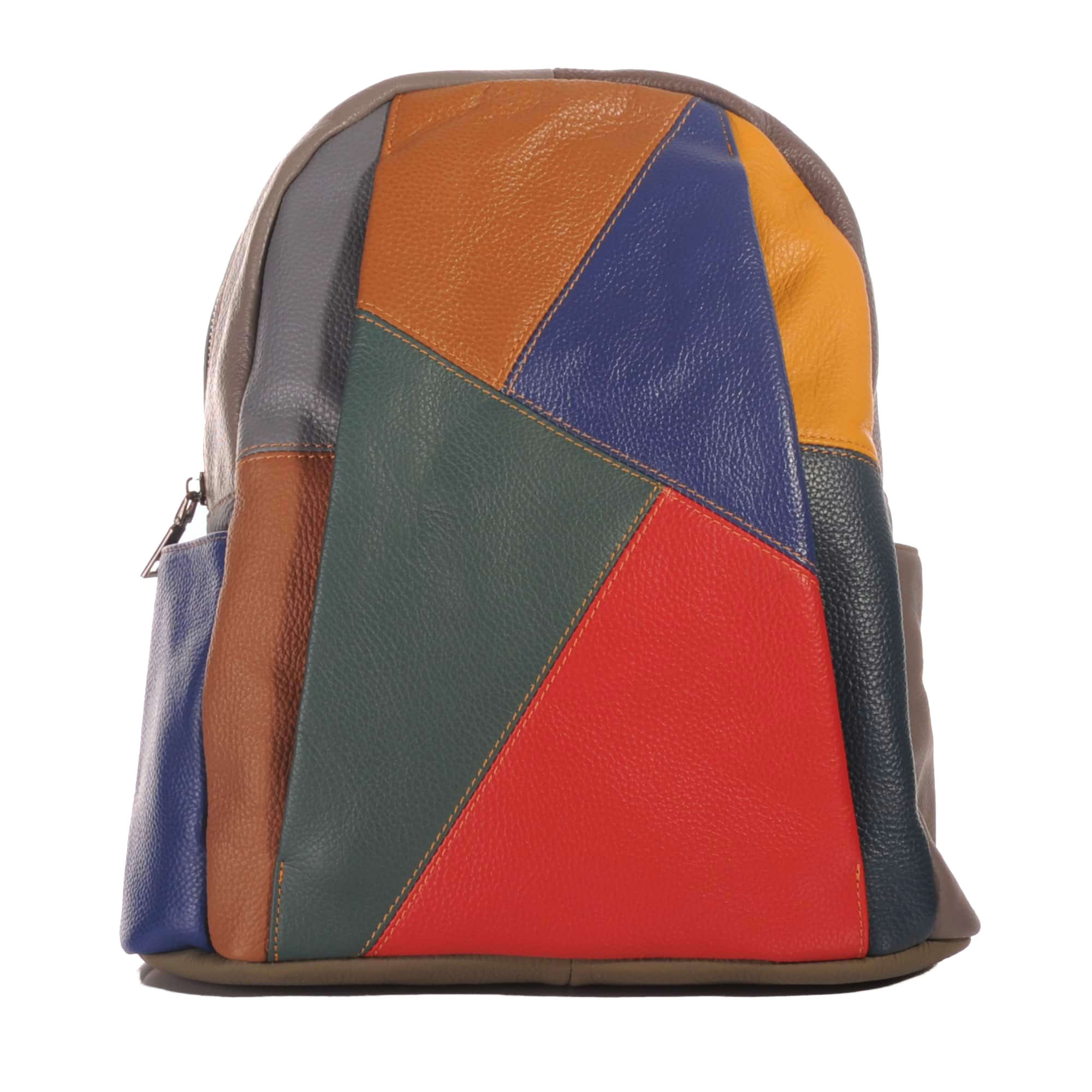 Kompakter Damen Rucksack aus Echtleder
