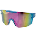 Sportliche Unisex Sonnenbrille UV400 Verspiegelt Visier Style
