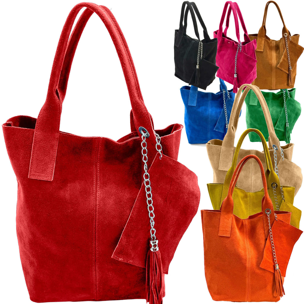 Große Beutel Wild Leder Tasche Shopper