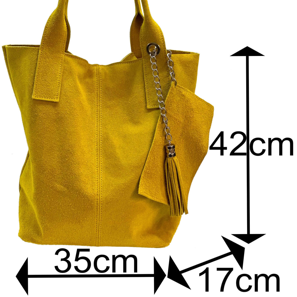 Große Beutel Wild Leder Tasche Shopper