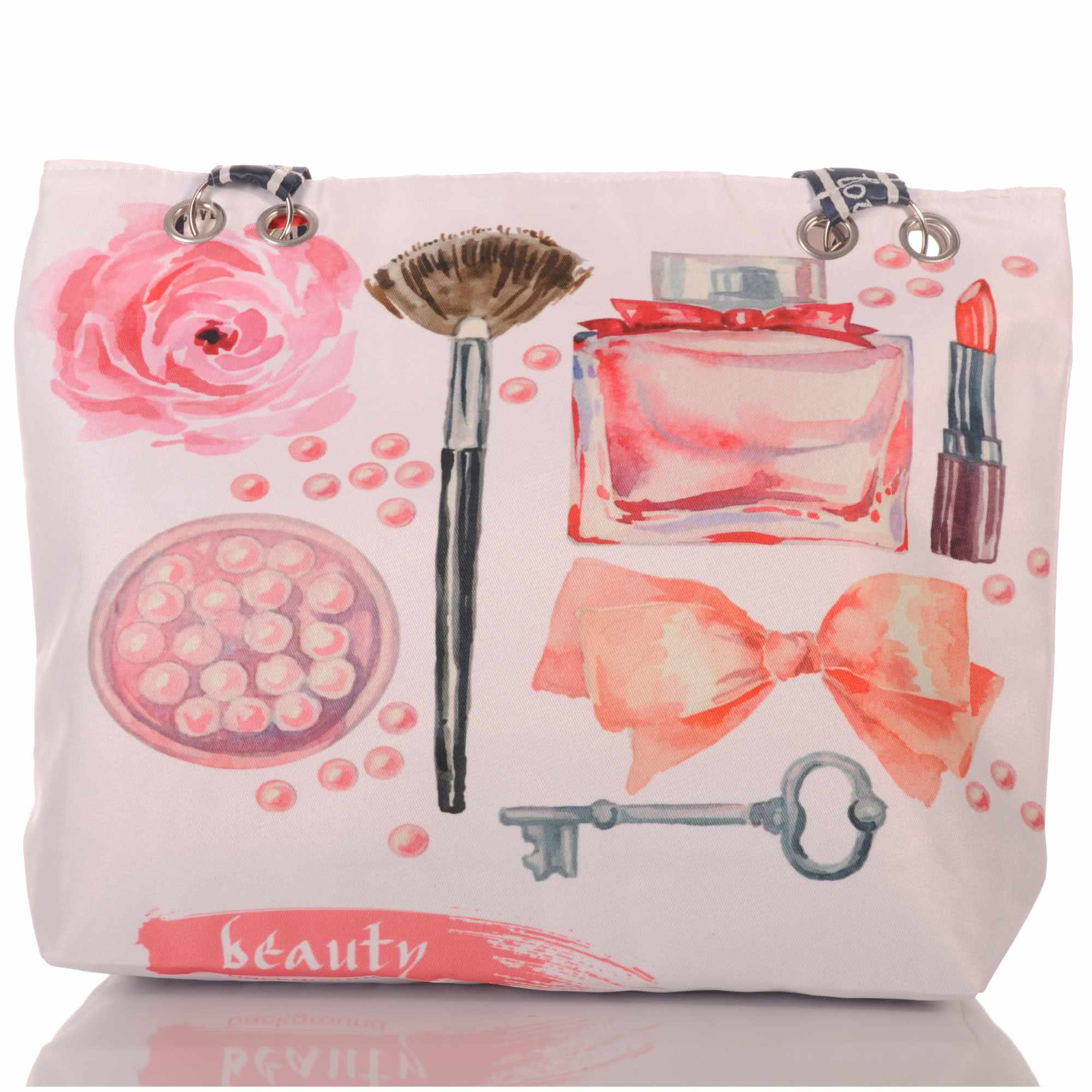 Strandtasche Damen mit Reißverschluss – Beauty Design –  1