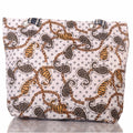 Strandtasche mit Reißverschluss – Animal Print Beach Bag –  1