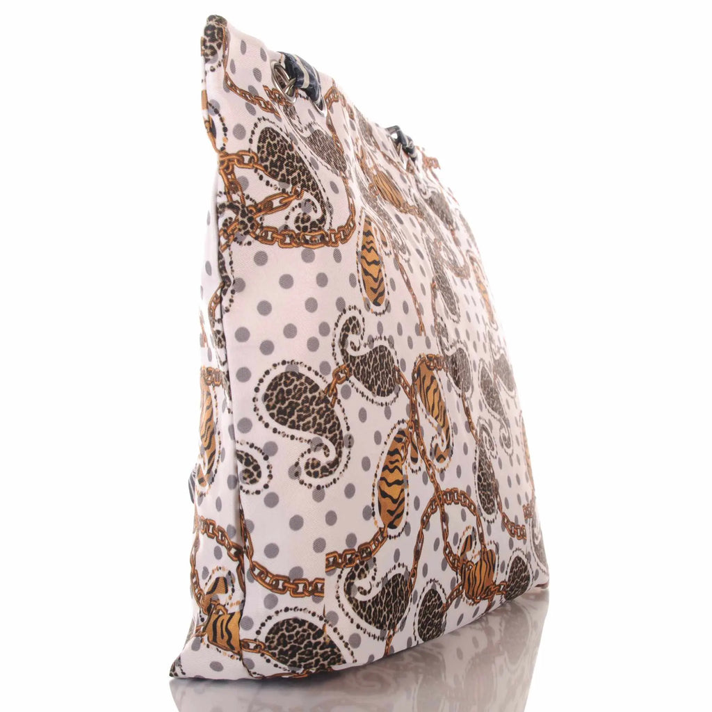 Strandtasche mit Reißverschluss – Animal Print Beach Bag –  2