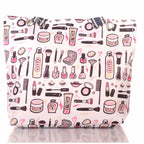 Strandtasche mit Beauty Motiv und Reißverschluss –  1