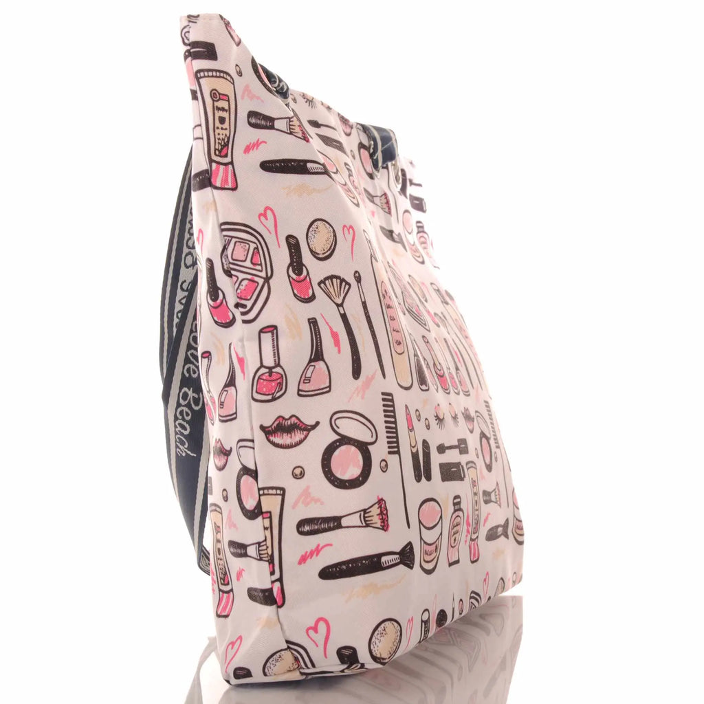 Strandtasche mit Beauty Motiv und Reißverschluss –  2