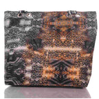 Strandtasche mit Snake Print und Reißverschluss –  1