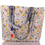 Maritime Strandtasche mit Bären und Reißverschluss –  3