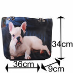 Strandtasche mit Französischer Bulldogge Hundemotiv –  4