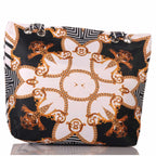 Strandtasche mit Kettenmuster im eleganten Designer Look –  1
