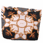 Strandtasche mit Kettenmuster im eleganten Designer Look –  5