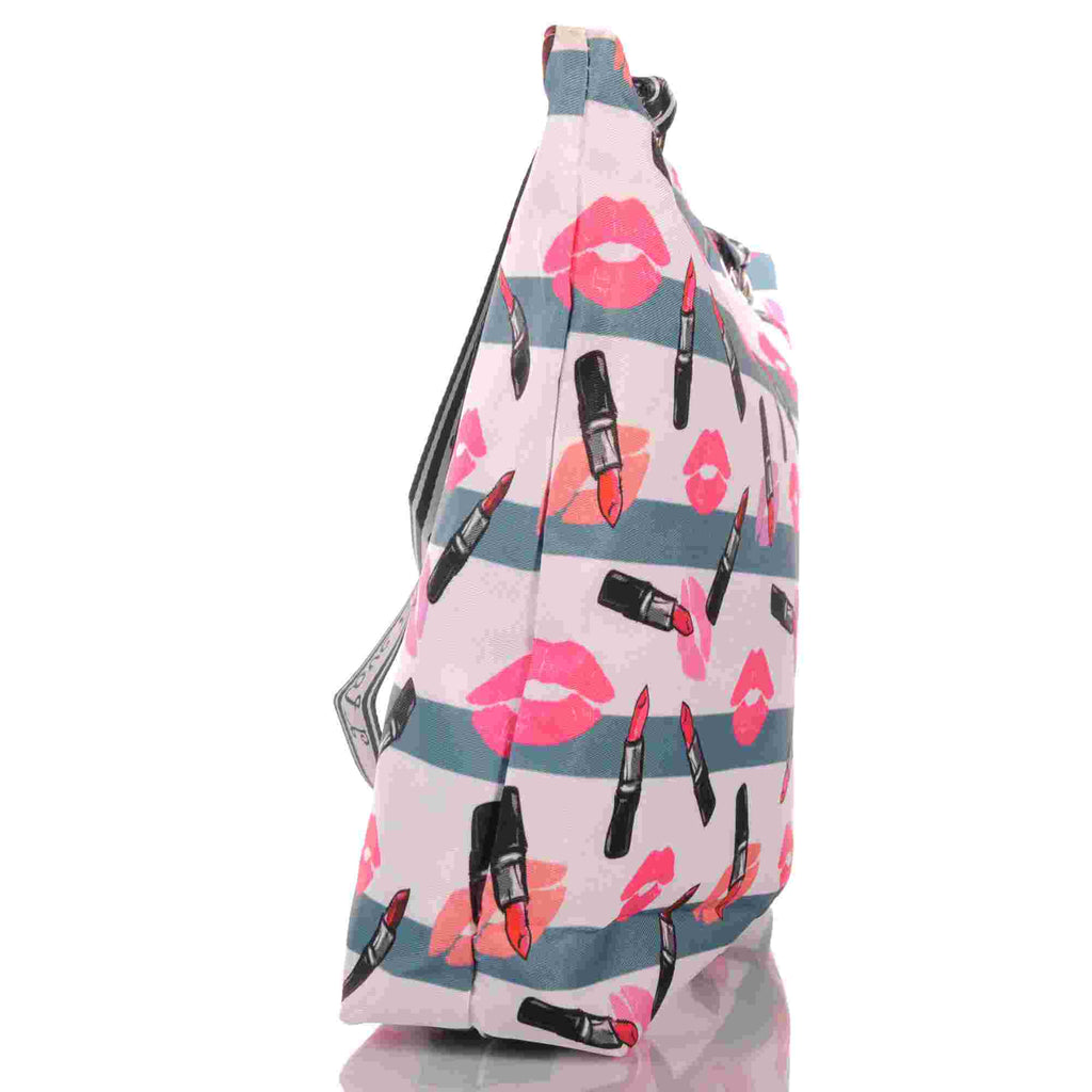 Strandtasche mit Lippenstift & Kussmund Fashion Design –  2
