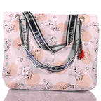 Strandtasche Katzenmotiv mit Reißverschluss –  3