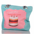 Strandtasche Cupcake Kuchen Dessert mit Reißverschluss –  1