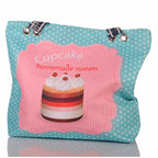 Strandtasche Cupcake Kuchen Dessert mit Reißverschluss –  1