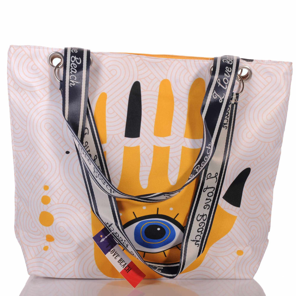 Strandtasche Hamsa Hand Nazar Auge Boho –  3