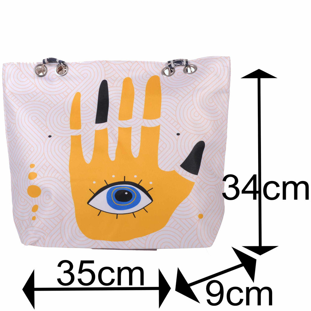 Strandtasche Hamsa Hand Nazar Auge Boho –  4