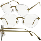 Randlose Blaulichtfilter Brille – Bildschirmbrille für PC & Büro –  1