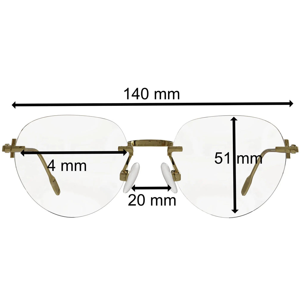 Randlose Blaulichtfilter Brille – Bildschirmbrille für PC & Büro –  7