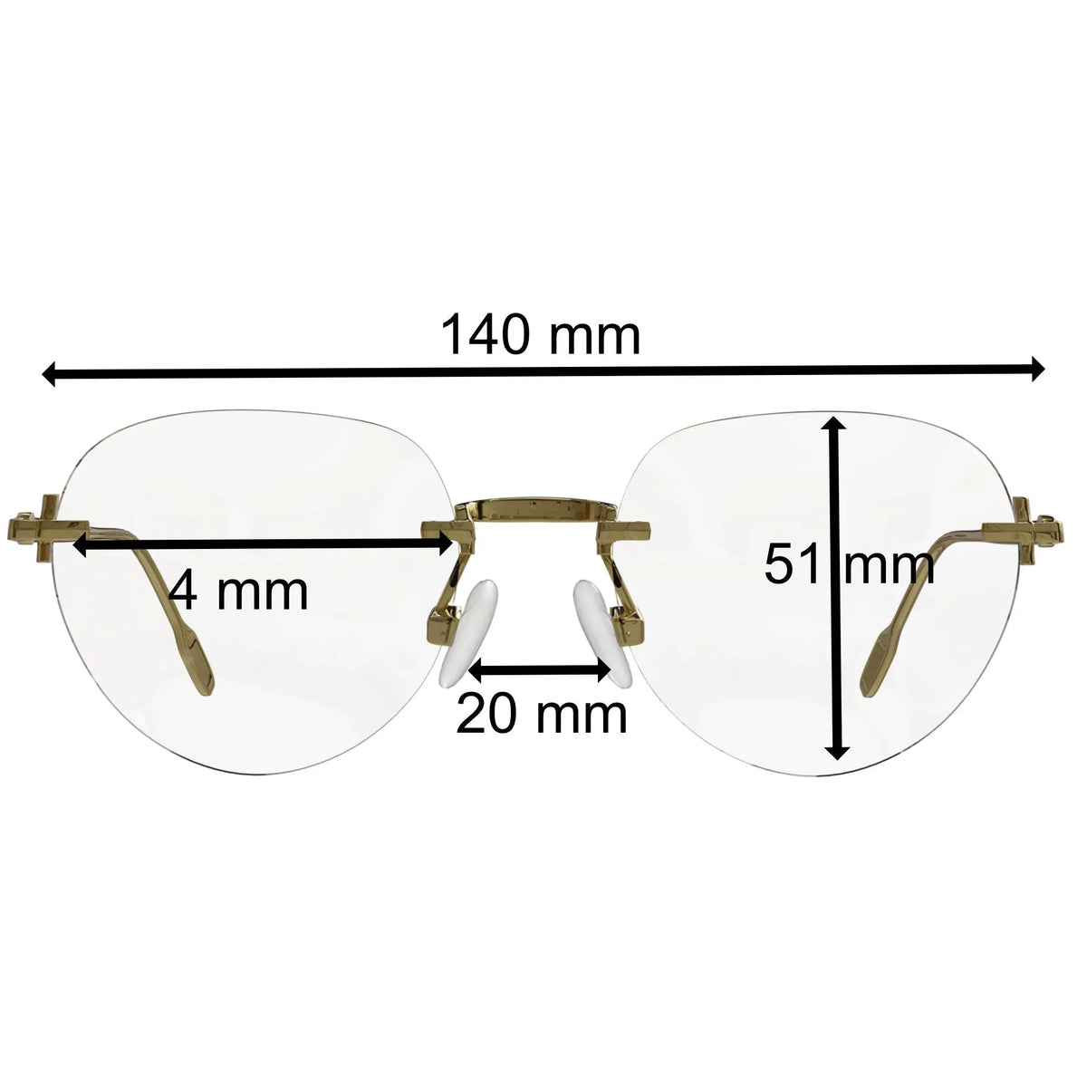 Randlose Blaulichtfilter Brille – Bildschirmbrille für PC & Büro –  7